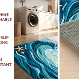 Minimalist Coastal Artistry Approach(Blue)