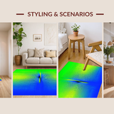 Artistic Whirling Color Spectrum(Blue)