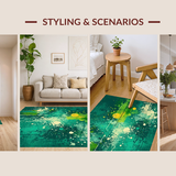 Luxurious Textured Modern Design(Green)