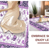 Charming Pastel Botanical Artwork(White)