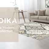 Ultra Soft Area Rug, Non Slip, Stain Resistant, Washable Area Rugs for Living Room, Bedroom, Elegant Earthy Tone Texture(Beige)