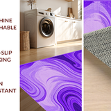 Ultra Soft Area Rug, Non Slip, Stain Resistant, Washable Area Rugs for Living Room, Bedroom, Lively Purple Watercolor Fusion(Purple)
