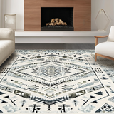 Chic Geometric Earth Tone Motif(Gray)