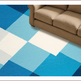 Ultra Soft Area Rug, Non Slip, Stain Resistant, Washable Area Rugs for Living Room, Bedroom, boys bedroom space rug(Blue) - ODIKA