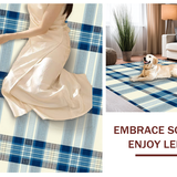 Trendy Tartan Patterned Delight(Beige)