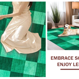 Chic Dark Green Geometric(Green)