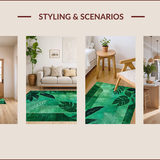 Elegant Textured Foliage Aesthetic(Green)