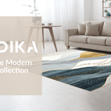 Sophisticated Neutral Geometric Motif(Gray)