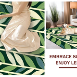 Contemporary Abstract Leaf Motif(Green)