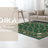 Elegant Green Gold Ornate Design(Green)