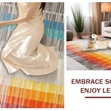 Eclectic Rainbow Woven Texture(Gray)