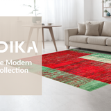 Distinctive Multi Hued Feminine Artwork(Red)