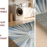 Contemporary Rustic Medallion Style(Gray)