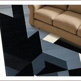 Ultra Soft Area Rug, Non Slip, Stain Resistant, Washable Area Rugs for Living Room, Bedroom, Shaggy Black Kids Playroom Durable Soft Carpet(Black)