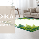 Vivid Earth Tones Medallion Motif(Green)