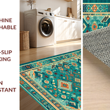 Contemporary Low Pile Color Burst(Blue)