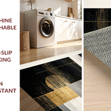 Trendy Vibrant Angular Composition(Black)