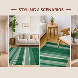 Trendy Layered Abstract Composition(Green)