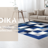 Bold Colorful Geometric Statement(Blue)