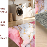 Lively Gold Infused Marble Design(Red)