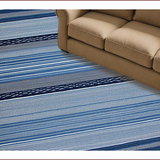Ultra Soft Area Rug, Non Slip, Stain Resistant, Washable Area Rugs for Living Room, Bedroom, Stylish Coastal Blue Patterns(Blue)