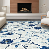 Artful Coastal Floral Elements(Blue)