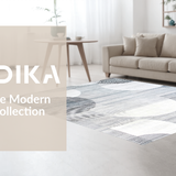 Ultra Soft Area Rug, Non Slip, Stain Resistant, Washable Area Rugs for Living Room, Bedroom, Contemporary Shaggy Textured Aesthetic(Gray)