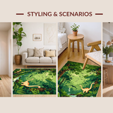 Engaging Fantasy Wilderness Illustration(Green)