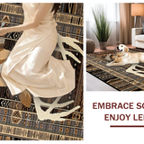 Ultra Soft Area Rug, Non Slip, Stain Resistant, Washable Area Rugs for Living Room, Bedroom, Nature-Inspired Warmth and Comfort(Brown)