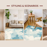 Chic Contemporary Plush Textured(Blue)