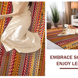 Contemporary Colorful Textile Art(Red)