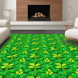 Artistic Clover Leaf Arrangement(Green)