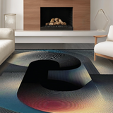 Elegant Modern Swirl Visual Effect(Gray)