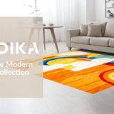 Dynamic Multicolored Arc Composition(Yellow)