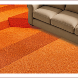 Ultra Soft Area Rug, Non Slip, Stain Resistant, Washable Area Rugs for Living Room, Bedroom, Modern Burnt Orange Living Room Non-Slip Rug(Orange)