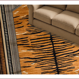 Ultra Soft Area Rug, Non Slip, Stain Resistant, Washable Area Rugs for Living Room, Bedroom, Chic Rustic Animal Print Elegance(Brown)