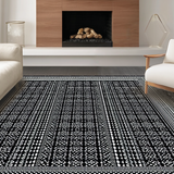 Chic Abstract Geometric Elegance(Black)
