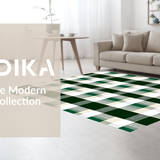 Inviting Classic Grid Visual Appeal(Green)