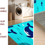 Joyful Underwater Adventure Scene(Blue)