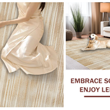 Cozy Handcrafted Oval Motif(Beige)