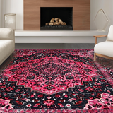 Chic Earth Tone Medallion(Red)