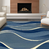 Luxurious Plush Textural Experience(Blue)