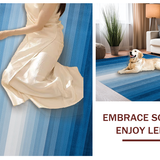 Contemporary Abstract Blue Hues(Blue)