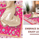 Luxe Pink Toned Geometric Motif(Pink)