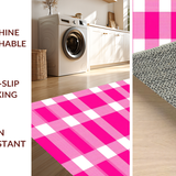 Charming Geometric Smiley Motif(Pink)