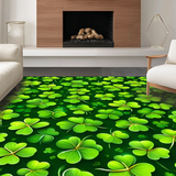 Festive Shamrock Truck Motif(Green)