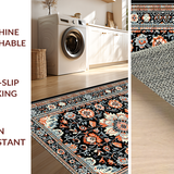 Striking Dark Floral Artistry(Black)