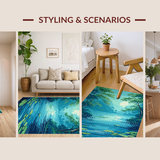 Joyful Nature Themed Artistic Touch(Blue)