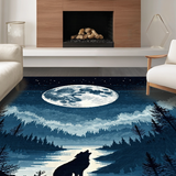 Celestial Wolf Nighttime Aesthetic(Blue)