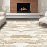 Chic Curved Natural Textures(Beige)